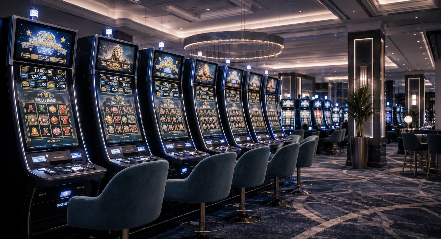 Automatenspiel in der Spielbank Hamburg